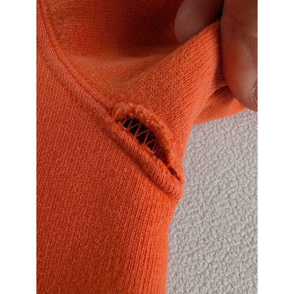 University of Virginia UVA Quarter 1/4 Zip Pullover Cutter & Buck Size S Orange - Picture 8 of 11